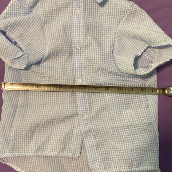 Woof brand new without tags, summer seersucker, dog shirt - Picture 2 of 4